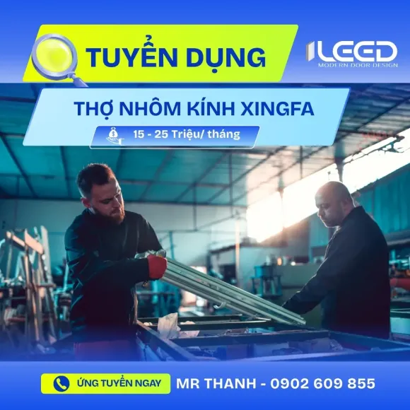 Hoàn thiện cửa nhôm kính nội ngoại thất tại Phường Lonh Xuân - TPHCM